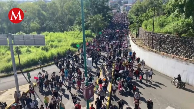 Caravana migrante en Chiapas: Un viaje esperanzador de más de mil migrantes