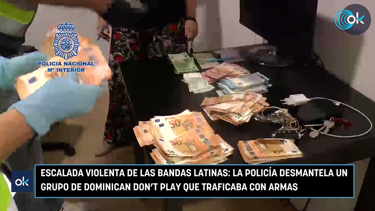 Escalada violenta de las bandas latinas La Policía desmantela un grupo de Dominican Don't Play que traficaba con armas