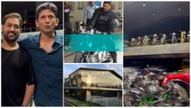 MS Dhoni Bike Garage ఇలా ఎవ్వరి వల్ల కాదు సామీ .. | Telugu OneIndia