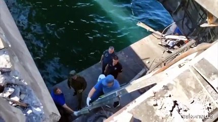 Il vice premier russo ispeziona i danni al ponte di Kerch