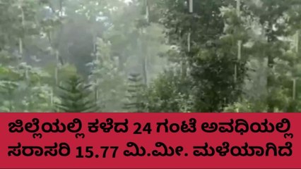 ಕೊಡಗು: ಈ‌ ಬಾರಿ ಜಿಲ್ಲೆಯಲ್ಲಿ ಸರಾಸರಿ 34.97 ಇಂಚಿನಷ್ಟು ಮಳೆ ಕಡಿಮೆ