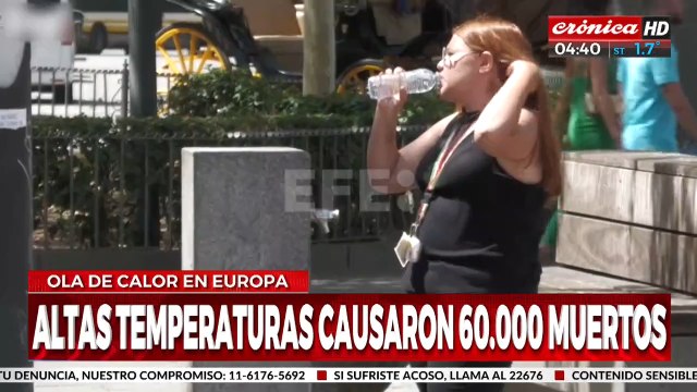 Alerta máxima por ola de calor que afecta a Europa