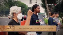 Aksi Kamisan Tuntut Penyelesaian Kasus Pelanggaran HAM | BERKAS KOMPAS