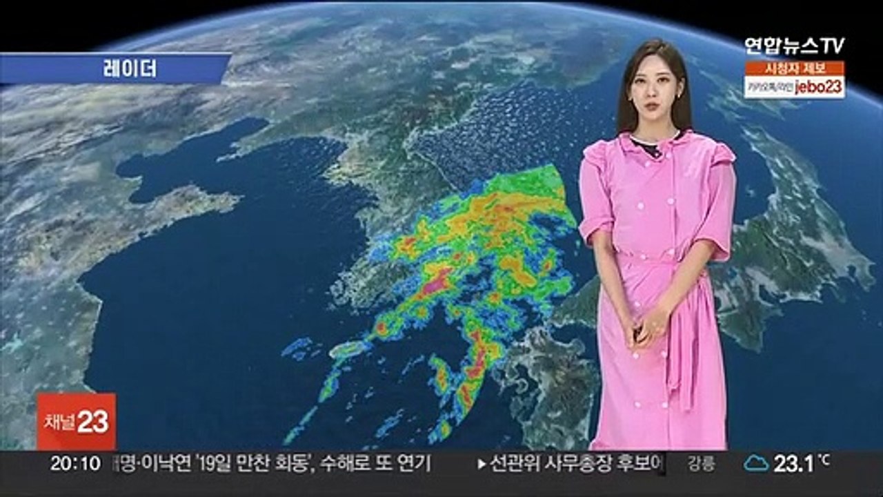[날씨] 밤사이 충청이남 물벼락…내일부터 장마 소강