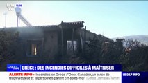 Incendies en Grèce: les feux au sud d'Athènes désormais contenus