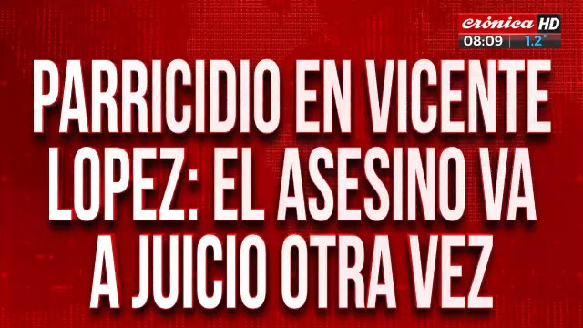 Parricidio en Vicente López: Martín del Río fue acusado por falso testimonio