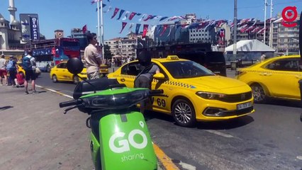 Taksiciler benzin zammına tepkili