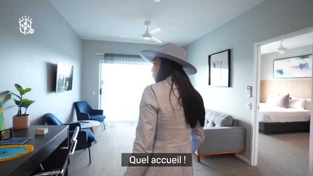 Brésil - Marta et ses coéquipières découvrent leur hôtel