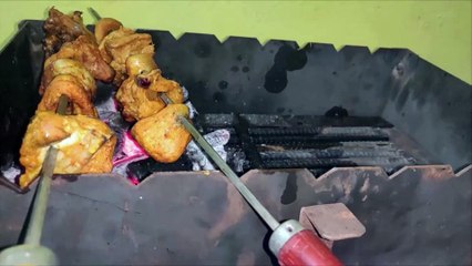 Charcoal Grilled Chicken Smoky Flavor