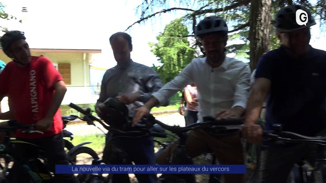 Reportage - La nouvelle via du tram pour aller sur les plateaux du Vercors
