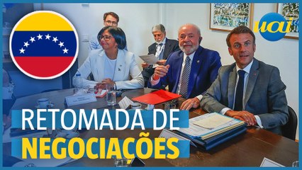 Ao lado de opositores, Lula pede negociações na Venezuela