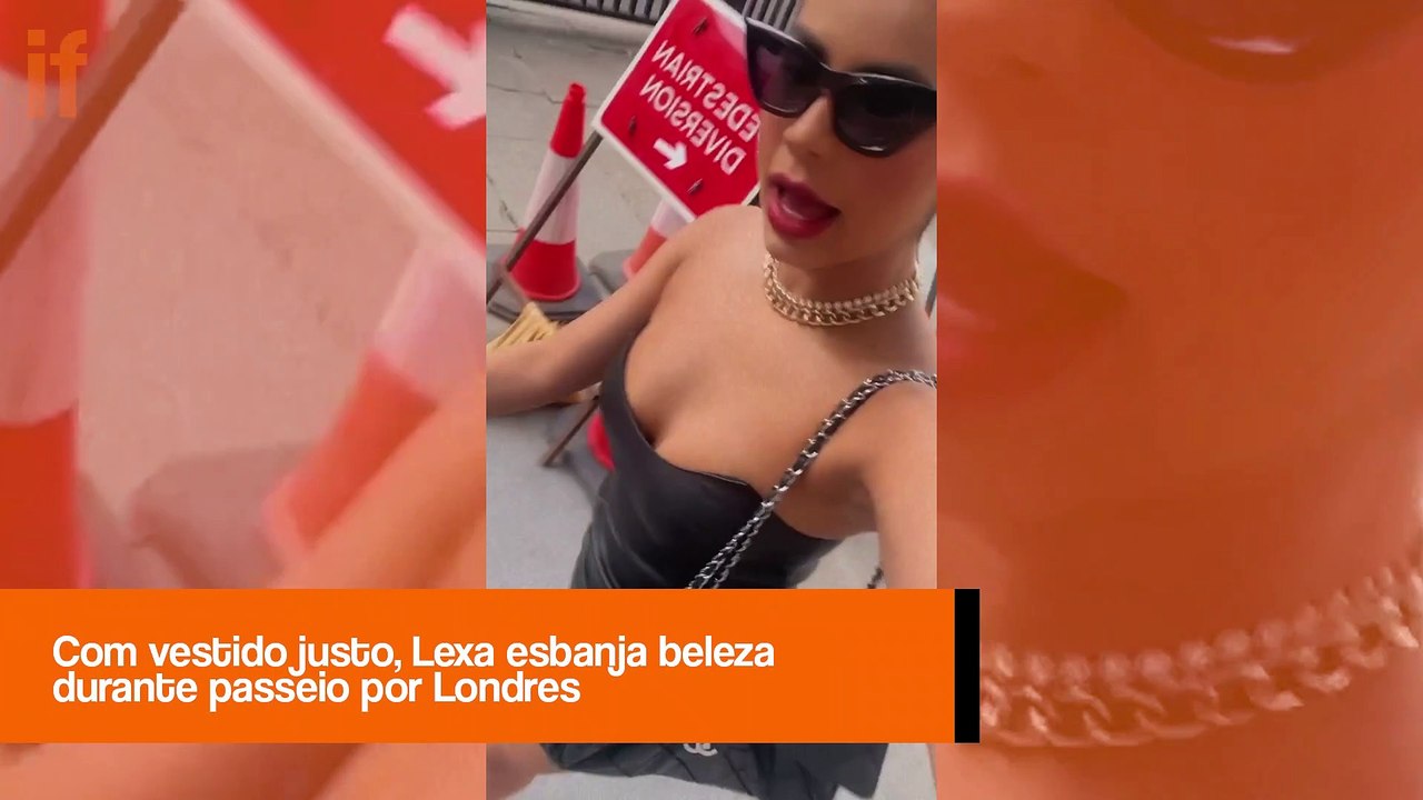 Lexa esbanja beleza pelas ruas de Londres
