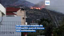 Grecia | Miles de personas evacúan los incendios a las afueras de Atenas