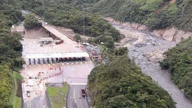 Avalancha en Quetame, Cundinamarca