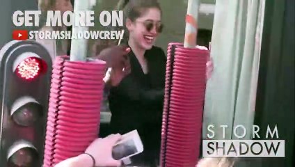 Gigi Hadid running for her life in Paris