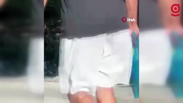 Beylikdüzü'nde kadın kılığına girip dilenen adam kamerada