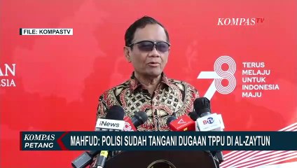 Mahfud MD Sebut Polisi Sudah Tangani Dugaan TPPU di Kasus Al-Zaytun