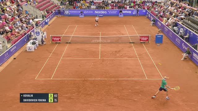 Bastad - Kovalik surprend Davidovich Fokina