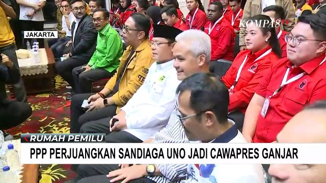 Terus Bangun Komunikasi Politik, PPP Perjuangkan Sandiaga Uno Jadi Cawapres Ganjar Pranowo