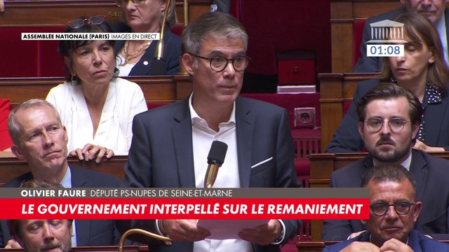 Olivier Faure : «D’après l’Élysée l’objectif des 100 jours d’apaisement a été tenu. A ce niveau de déconnexion, on reste sans voix. Qu’avez-vous apaisé ?»