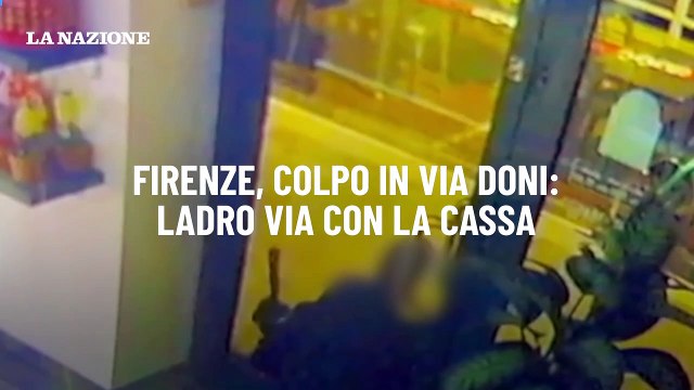 Firenze, colpo in via Doni: ladro via con la cassa