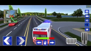Ambulance Van Emergency Driving 2023 - 911 Helicopter Rescue Flight Simulator - Android GamePlay