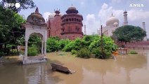 India, le acque del fiume Yamuna 