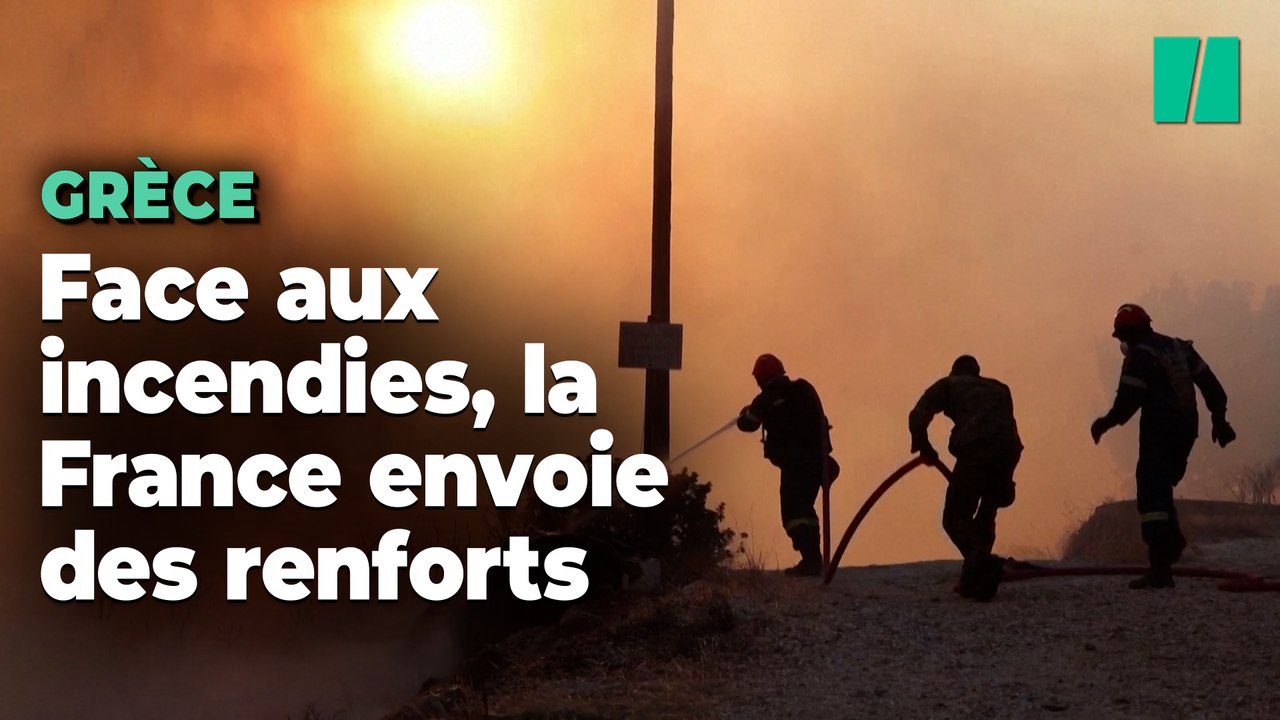 Face aux incendies en Grèce, la France envoie des renforts et notamment deux Canadair