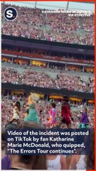 Taylor Swift Runs for It After Stage Malfunction