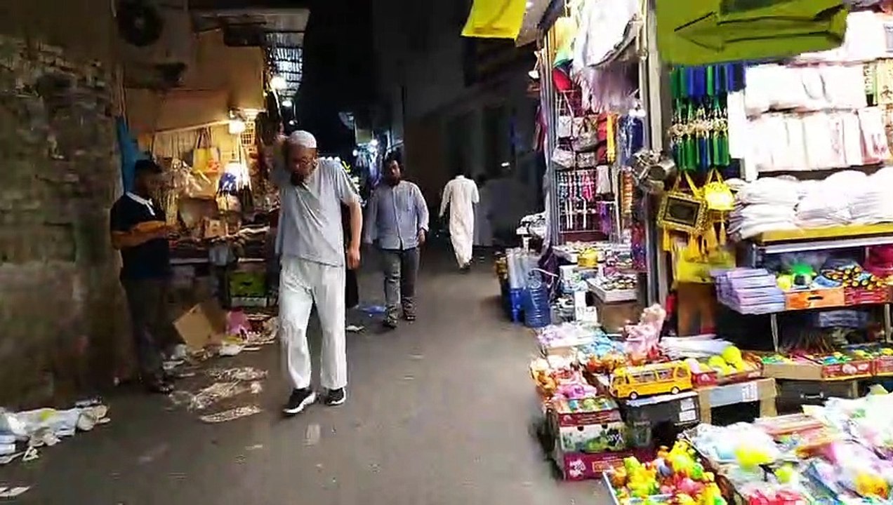 Makkah Bazaar __ Makkah shopping market __ Night Makkah clock tower