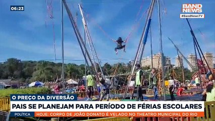 Pais se planejam para período de férias escolares | BandNews TV