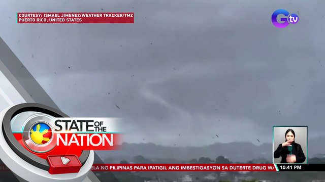 Buhawi, nanalasa sa Puerto Rico | SONA