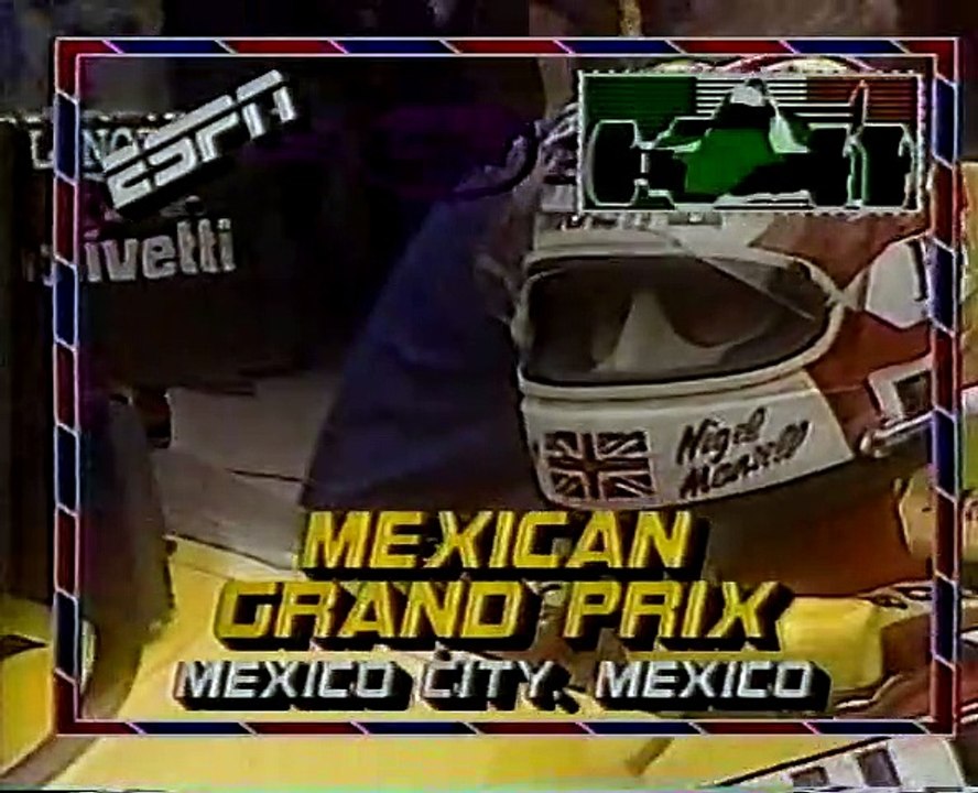 F1 1986 - MEXICO (ESPN) - ROUND 15
