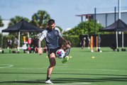 Lionel Messi trains with Inter Miami for the first time