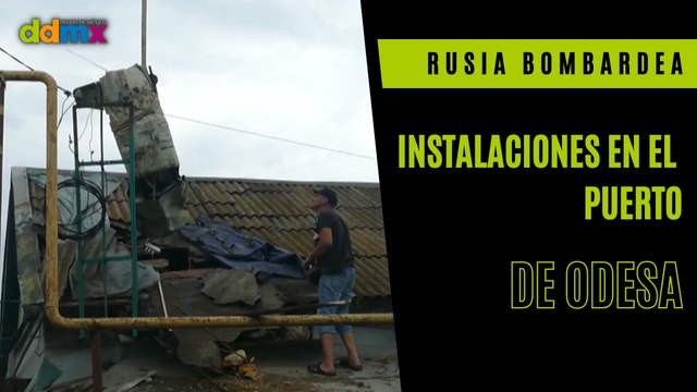 Rusia bombardea instalaciones en el puerto de Odesa en respuesta a planes terroristas