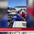 Mersin’de kamyoncular, akaryakıt ve yedek parça fiyatlarını artıran ÖTV zamlarının ardından kontak kapatma eylemi yaptı.