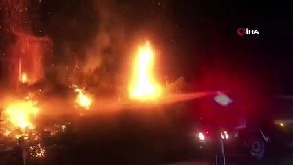 Le feu de brousse près de l'autoroute a été éteint avant qu'il ne grandisse