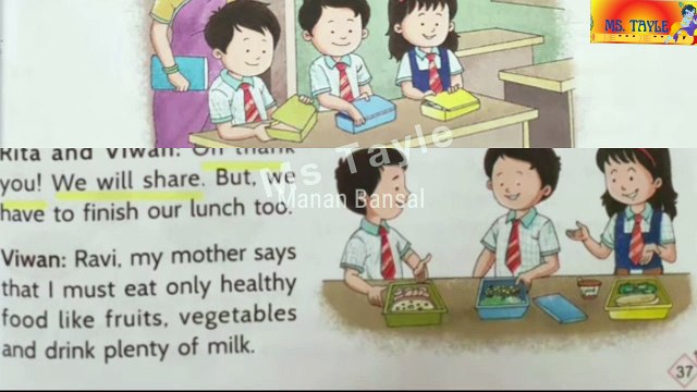 YUMMY FOOD Class 1(Lesson 3) Roots And Wings| Class 1 Roots And Wings, #class1 #rootsandwings #class1english #srijan #yummyfood by Ms Tayle