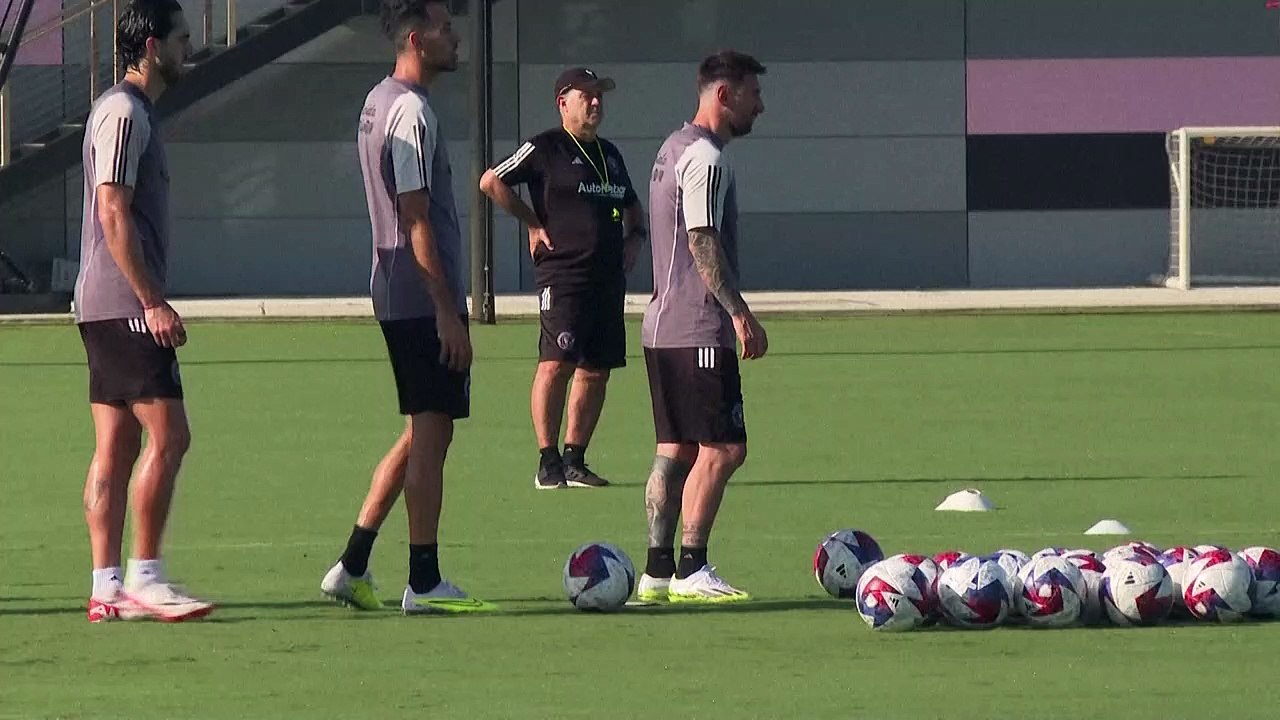 Messi treina pela primeira vez no Inter Miami
