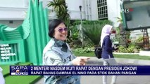 2 Menteri NasDem Ikuti Rapat dengan Jokowi di Istana, Bahas Dampak El Nino pada Stok Bahan Pangan