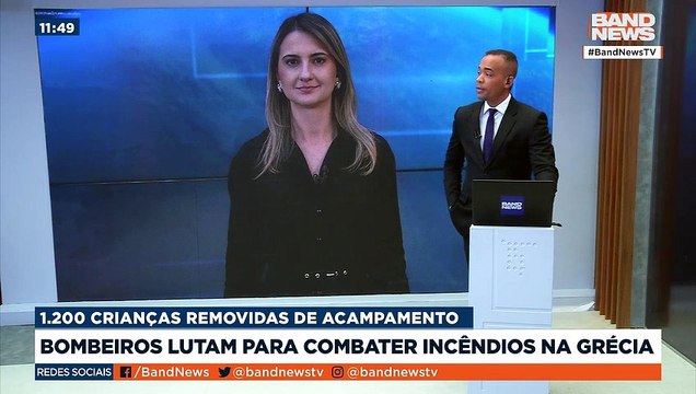 Bombeiros lutam para combater incêndios na Grécia | BandNews Mundo