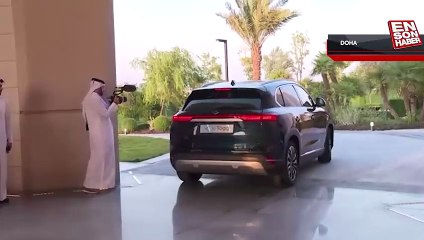 Cumhurbaşkanı Erdoğan Katar'da resmi törenle karşılandı