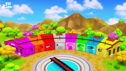 Elephant Train Song ｜ Eli Kids Songs & Nursery Rhymes