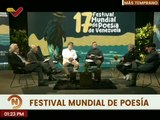 Poeta Tarek Wiliam Saab felicita a los organizadores del Festival Mundial de Poesía de Venezuela