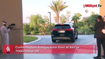 Cumhurbaşkanı Erdoğan Katar Emiri Al Sani’ye TOGG hediye etti
