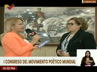 Poeta Melissa Merlo: Estamos para romper con el esquema de crueldad a que le tienen a Venezuela