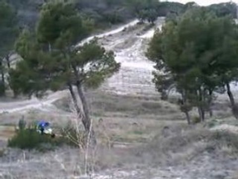 Yamaha 350 raptor piste st cecile les vignes