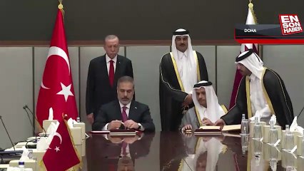 Türkiye ile Katar arasında diplomatik ilişkilerin 50. yılı nedeniyle ortak bildiri imzalandı