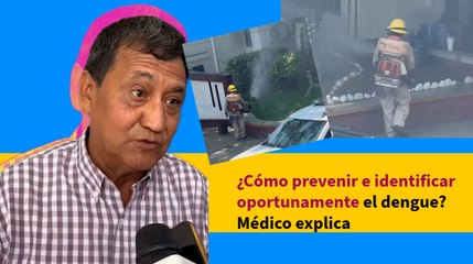 ¿Cómo prevenir e identificar oportunamente el dengue? Médico explica