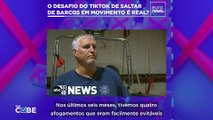 Estão pessoas a morrer por saltar de barcos em movimento num desafio TikTok?